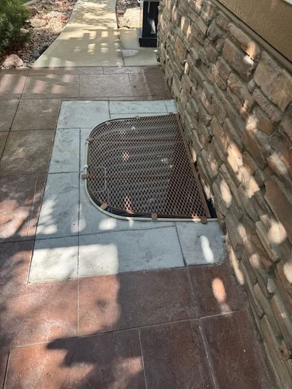 Precision Window Well Cover Installation image