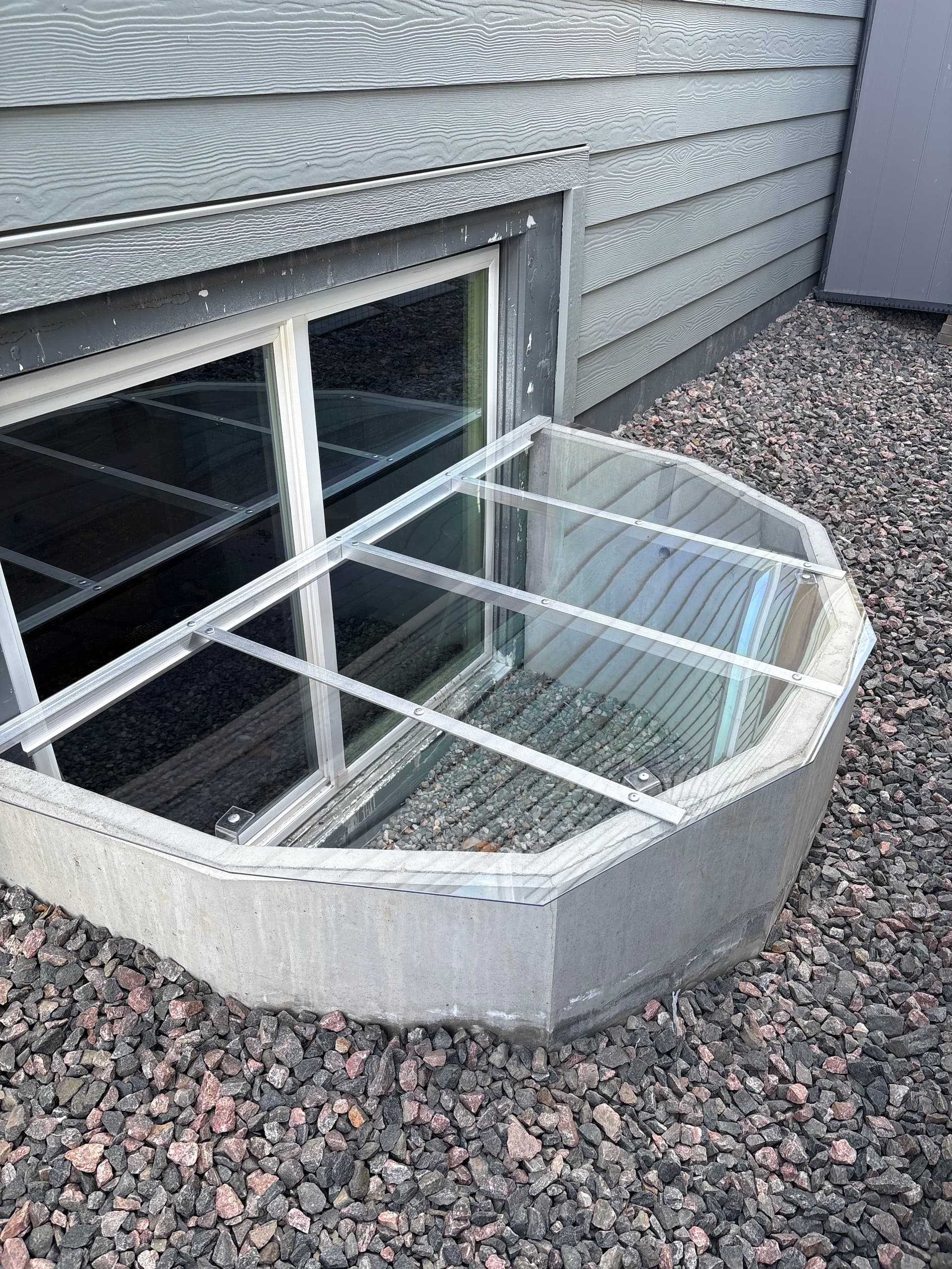 Gallery photos for Window Well Installation and Cover upgrades Built for Colorado Storm Season: Image #4