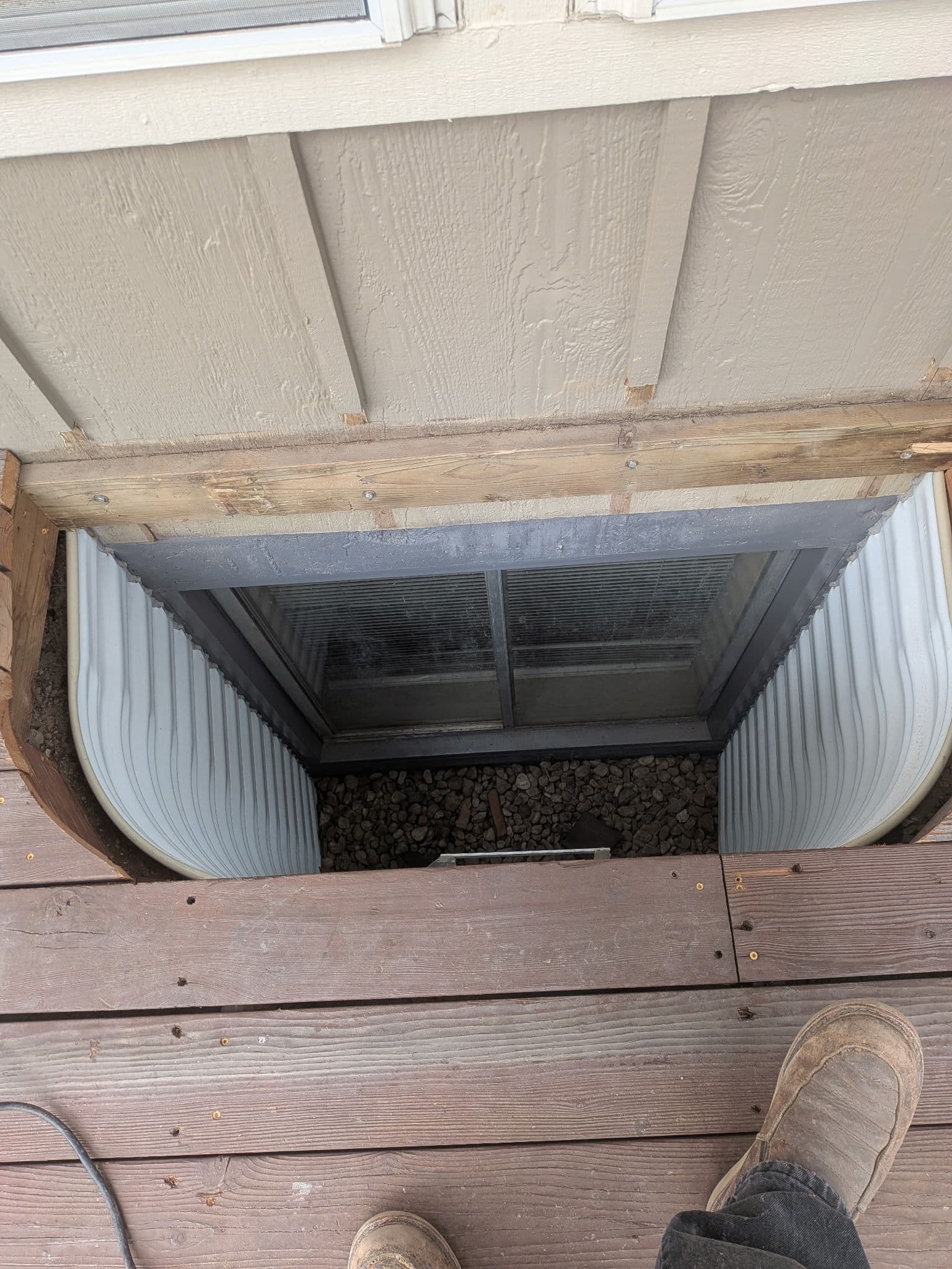 Project Window Well Replacements Covers and Full Backyard Work We Handle image