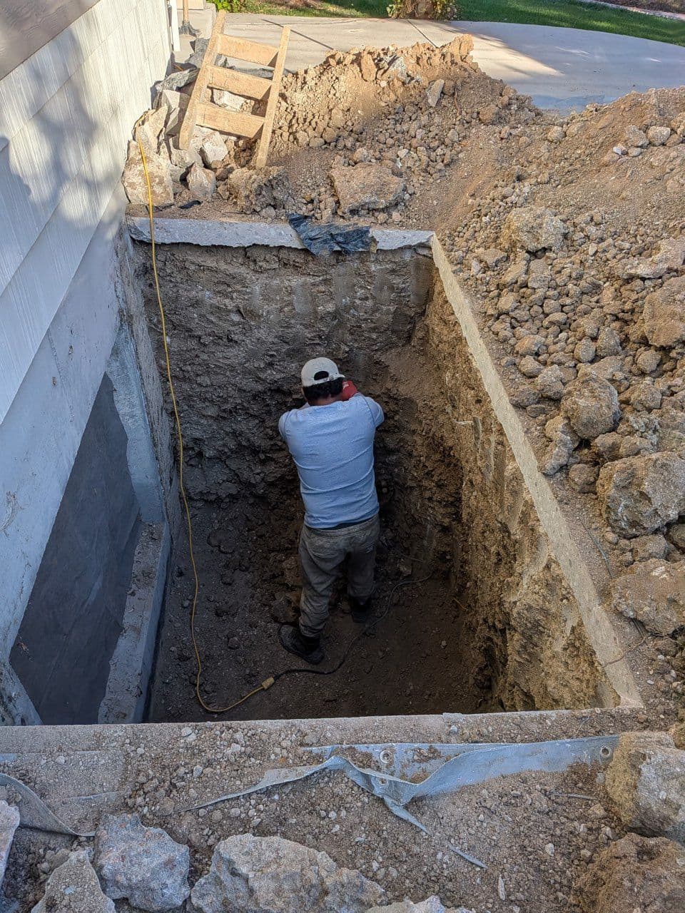 Efficient Basement Window Well Makeover image