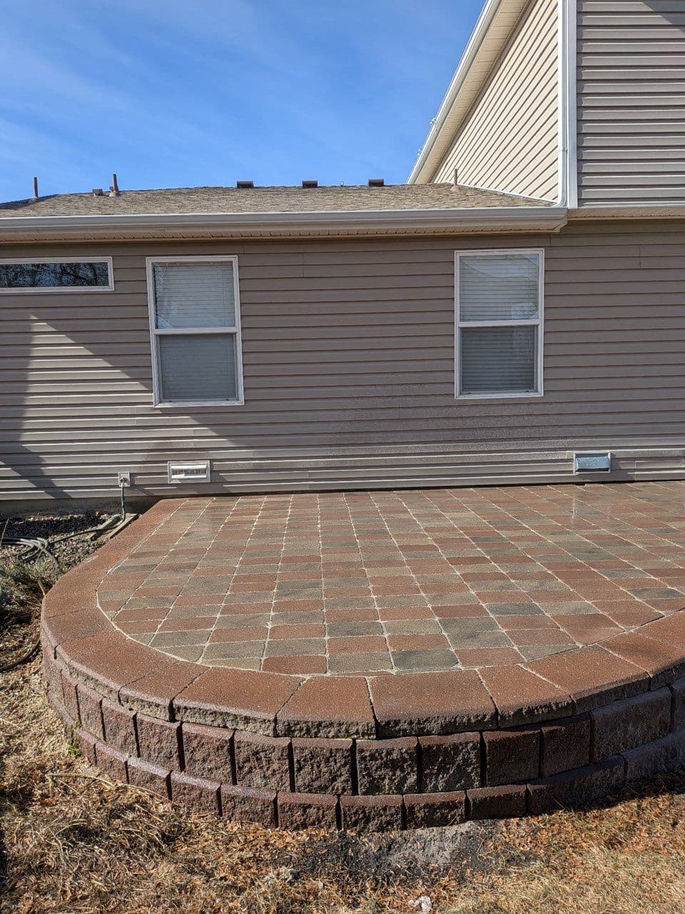 Gallery photos for Patio Makeover with Road Base Pavers in Colorado: Image #1