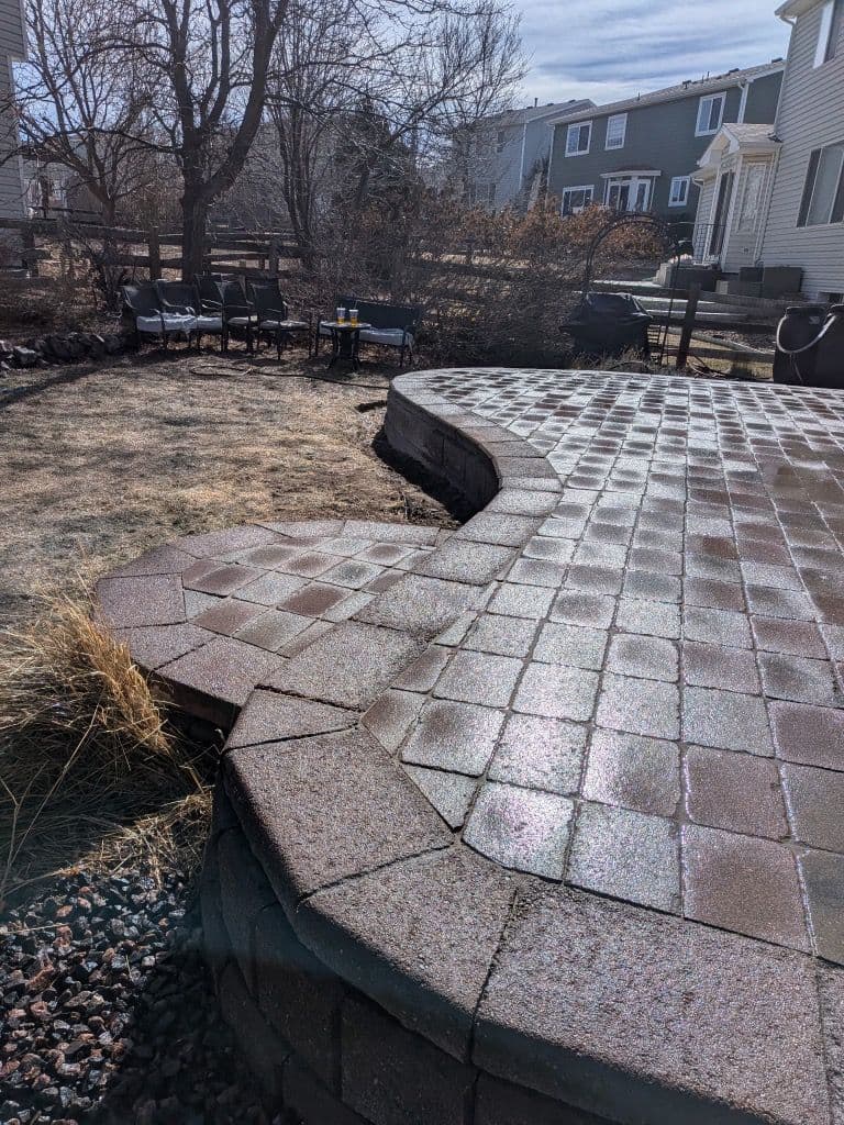 Gallery photos for Patio Makeover with Road Base Pavers in Colorado: Image #2
