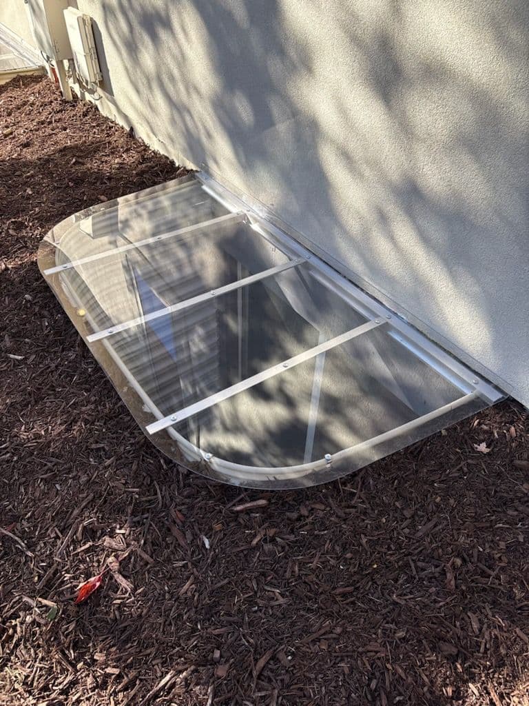 New Window Well System Installation image