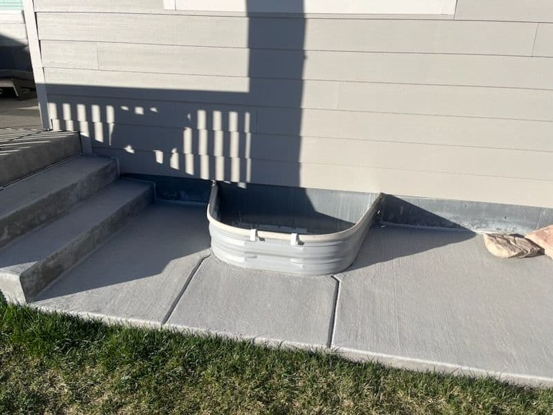 Gallery photos for Window Well Replacement, Concrete and Stone Entryway Upgrade: Image #1