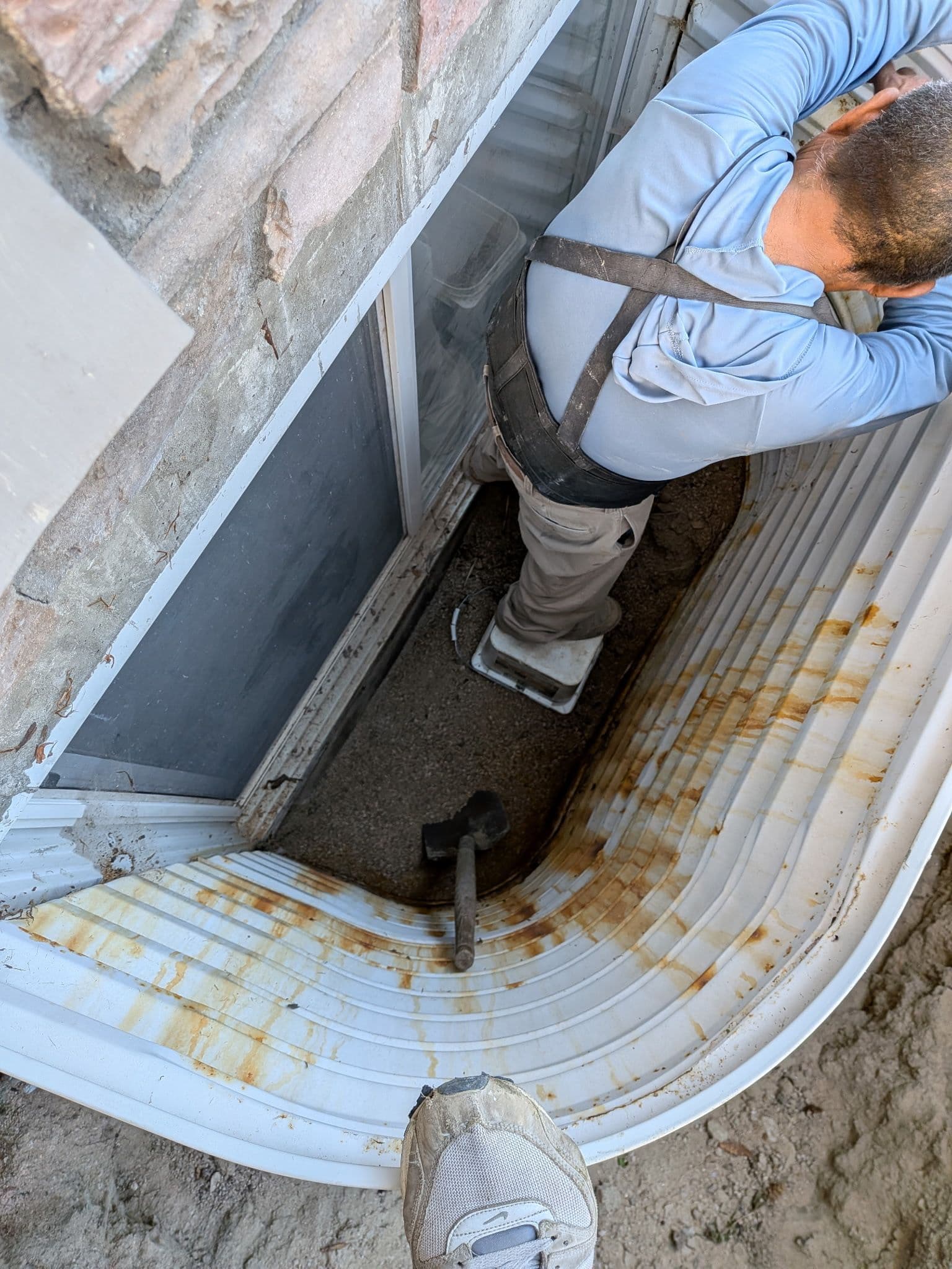 Gallery photos for Window Well Installation Replacement and Drainage Solutions Done Right: Image #2