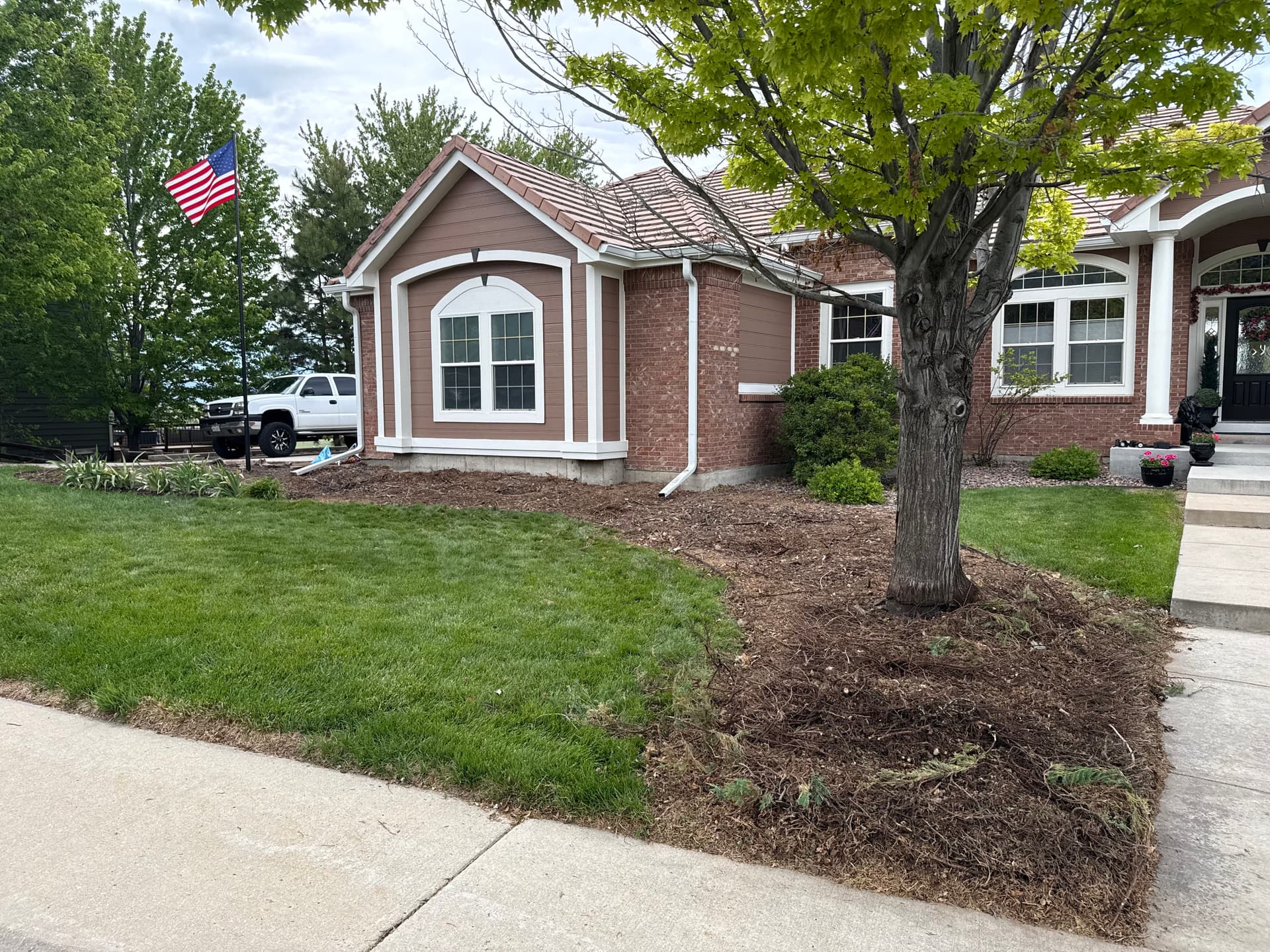 Gallery photos for Overgrown Junipers Out, Flagstone and Fresh Granite In: Image #4