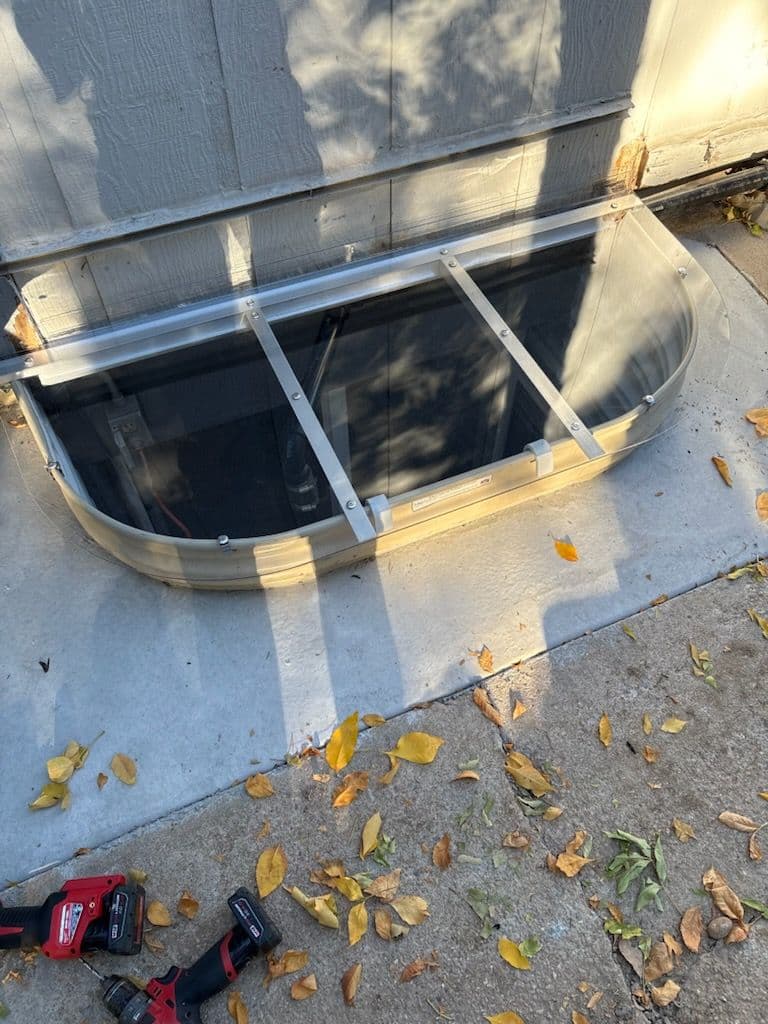 Gallery photos for Safe and Stylish Window Well Covers Installed: Image #2